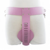 Pink Female Chastity Belt